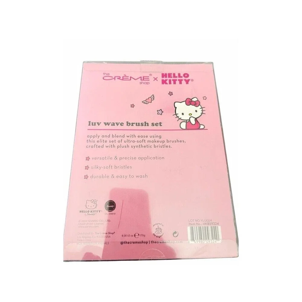 Crème Shop x Hello Kitty Luv Wave Brush Set